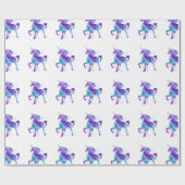 Eenhoorn Pegasus fantasie inpakpapier voor geschen (Vlak)