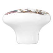 Eenhoorn Pegasus Fantasy Pastel Roze Blauw Keramische Knop (Zijkant)