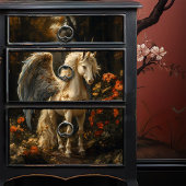 Eenhoorn Pegasus Woodland Floral Decoupage Tissuepapier