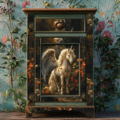 Eenhoorn Pegasus Woodland Floral Decoupage Tissuepapier