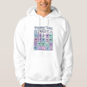 Eenhoorn Periodiek Systeem van Magie Grafisch Ontw Hoodie