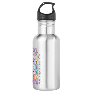 Eenhoorn Periodiek Systeem van Magie Trendy Cadeau Waterfles