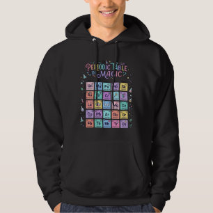 Eenhoorn Periodiek Systeem van Magie Trendy Schatt Hoodie