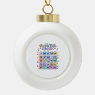 Eenhoorn Periodiek Systeem van Magie Trendy Schatt Keramische Bal Ornament