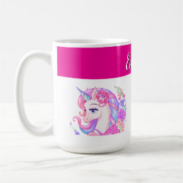 eenhoorn & personaliseer je naam  koffiemok