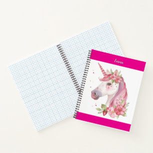 eenhoorn & personaliseer je naam notitieboek