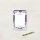 Eenhoorn Persoonlijke Mitswa Notitieblok Post-it® Notes (Op bureau)