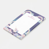 Eenhoorn Persoonlijke Mitswa Notitieblok Post-it® Notes (Schuin)