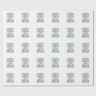 Eenhoorn Pilates en Pixie Dust Vet Typografie T-S Cadeaupapier