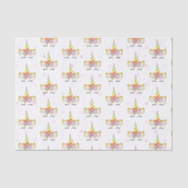 Eenhoorn Polka Dot Patroon Weefsel Papier