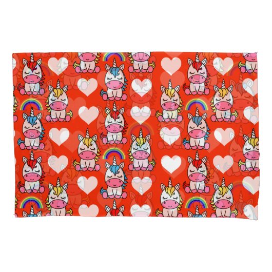 Eenhoorn Pony Home Decor Kussensloop (Voorkant)