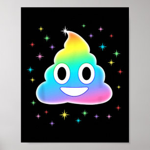 Eenhoorn Poop Magic Rainbow Fun Halloween Kostuum Poster