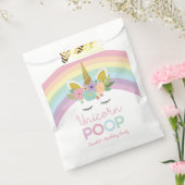 Eenhoorn Poop Rainbows Verjaardagsfeest Traktatie Bedankzakje (Gezegeld)