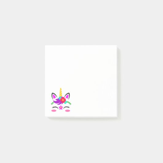 Eenhoorn Post-it® Notes (Voorkant)