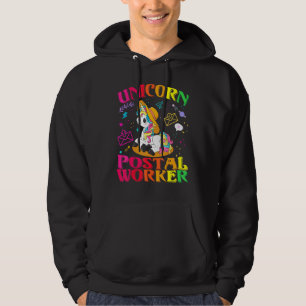 Eenhoorn Postal Worker Vrouwen Meisjes Hoodie