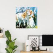 eenhoorn-poster poster (Thuiskantoor)