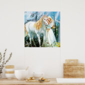 eenhoorn-poster poster (Keuken)