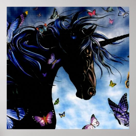eenhoorn-poster poster (Voorkant)