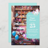 Eenhoorn Prank Verjaardag deel 2, Prank Party Feestdagenkaart (Voorkant / Achterkant)