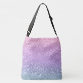 Eenhoorn Prinses Glitter #1a (Faux Glitter) #art Crossbody Tas (Achterkant)