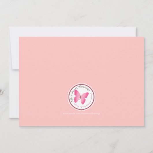 Eenhoorn Prinses Kaart (Achterkant)