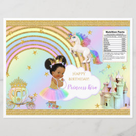Eenhoorn Prinses Kasteel Regenboog Baby Meisje Chi