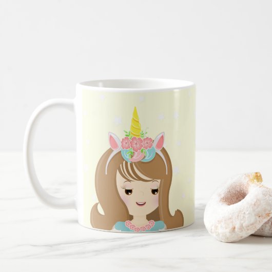 Eenhoorn Prinses Koffiemok (Met donut)