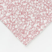 Eenhoorn Prinses Slaap in Bloemen Roze Glitter Fleece Deken (Hoek)