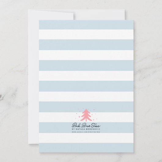 Eenhoorn Rainbow Hand getrokken Schattigee aangepa Kaart (Achterkant)