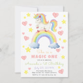 Eenhoorn Rainbow Magic One Eerste Verjaardag Kaart (Voorkant)