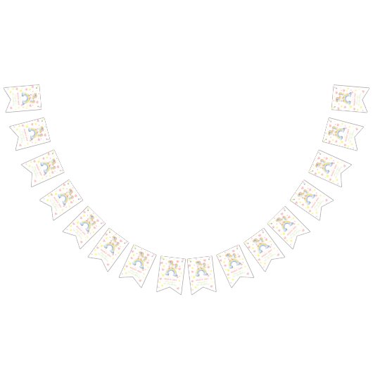 Eenhoorn Rainbow Magic One Eerste Verjaardag Vlaggetjes (Alle)