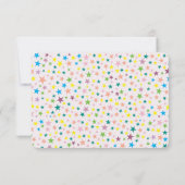 Eenhoorn Rainbow Meisje Verjaardag Dank u Bedankkaart (Achterkant)