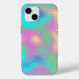 Eenhoorn Rainbow Metallic Folie Effect iPhone 15 Case