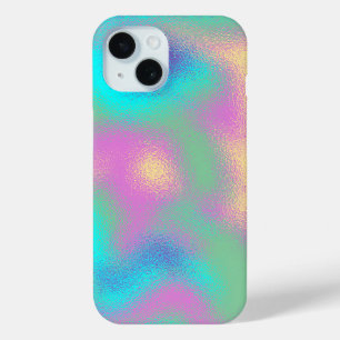 Eenhoorn Rainbow Metallic Folie Effect iPhone 15 Case