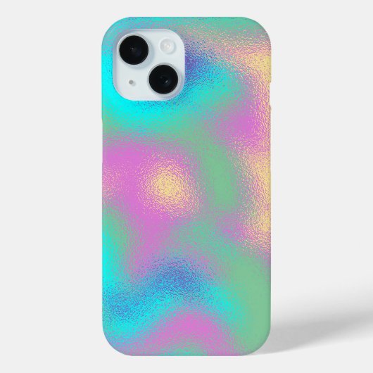 Eenhoorn Rainbow Metallic Folie Effect Case-Mate iPhone Case (Achterkant)