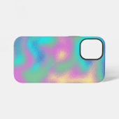 Eenhoorn Rainbow Metallic Folie Effect iPhone Hoesje (Achterkant horizontaal)