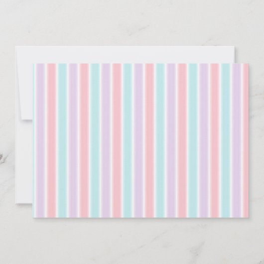 Eenhoorn Rainbow Sparkles Gold Kaart (Achterkant)