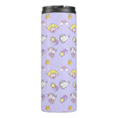 Eenhoorn Rainbow Star Light Paarse thema Thermosbeker (Achterkant)