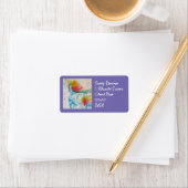 Eenhoorn Regenboog Eenhoorns Leuk Retouradres Etiket (Insitu)