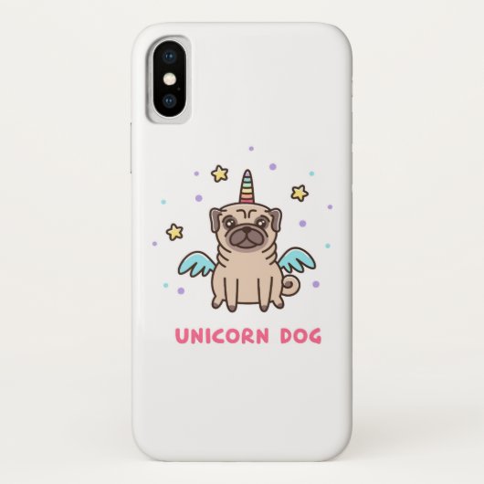 Eenhoorn Regenboog Hond Case-Mate iPhone Case (Achterkant)