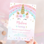 Eenhoorn Regenboog Magische Verjaardag Kaart