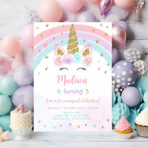 Eenhoorn Regenboog Magische Verjaardag