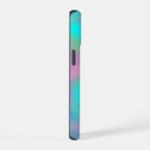 Eenhoorn Regenboog Metallic Folie Effect iPhone 15 Case (Rechterkant)