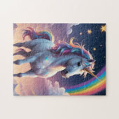 Eenhoorn & Regenboog Puzzel Legpuzzel (Horizontaal)