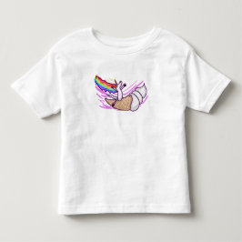 Eenhoorn Regenboog Rijdende Ijsje Kegel Kinder Shirts