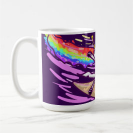 Eenhoorn Regenboog Rijdende Ijsje Kegel Koffiemok
