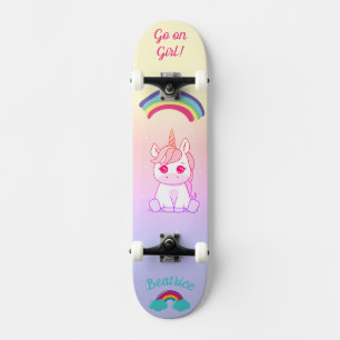 Eenhoorn regenboog Skateboard