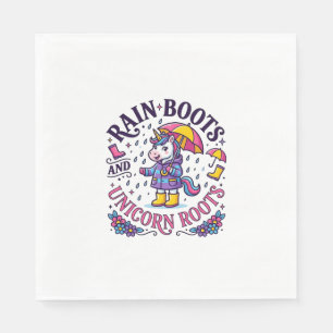 Eenhoorn regenlaarzen en Eenhoorn Roots Commercial Servet