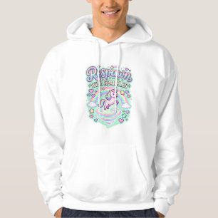 Eenhoorn Reïncarneert met Glitters Premium Vector  Hoodie