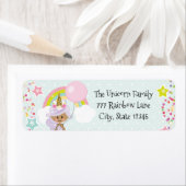 Eenhoorn retour adres labels donkere huidskleur (Insitu)